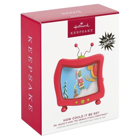 Hallmark 2023 Keepsake Grinch How Could It Be So? Christmas Ornament New w Box