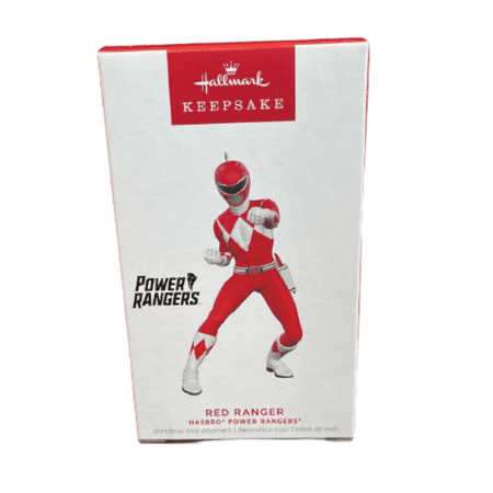 Hallmark 2023 Keepsake Hasbro Power Rangers Red Ranger Ornament New w Box