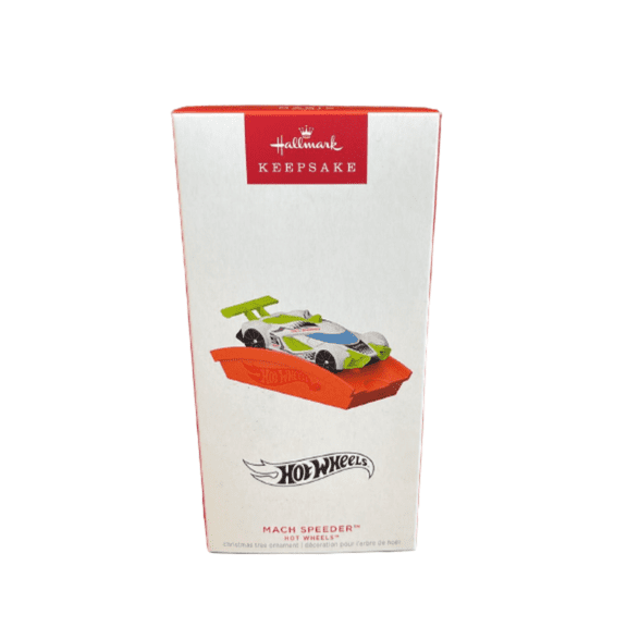 Hallmark 2023 Keepsake Hot Wheels Mach Speeder Christmas Ornament New with Box