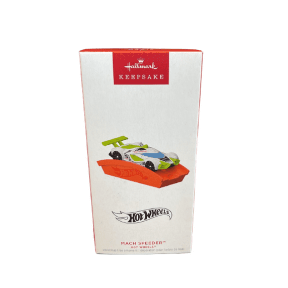 Hallmark 2023 Keepsake Hot Wheels Mach Speeder Christmas Ornament New with Box