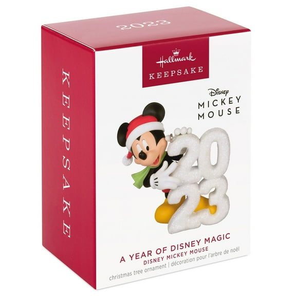 Hallmark 2023 Keepsake Mickey A Year of Disney Magic Christmas Ornament New Box