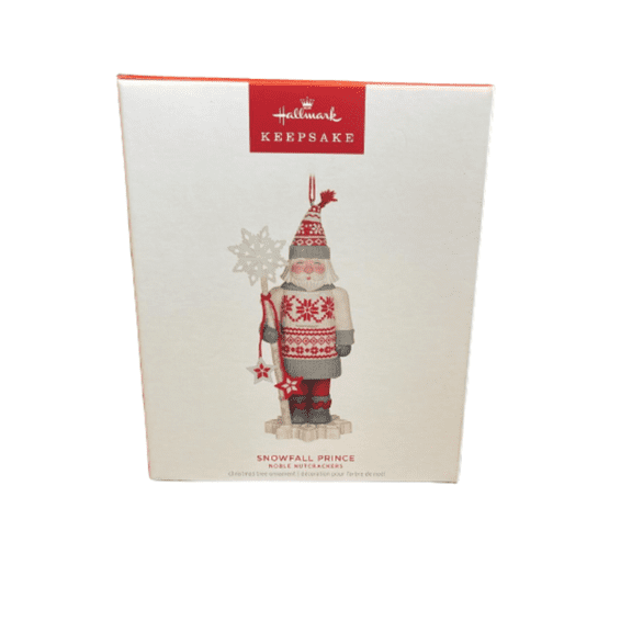 Hallmark 2023 Keepsake Noble Nutcrackers Snowfall Prince Ornament New with Box