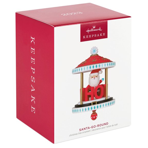 Hallmark 2023 Keepsake Santa-Go-Round Christmas Ornament New with Box