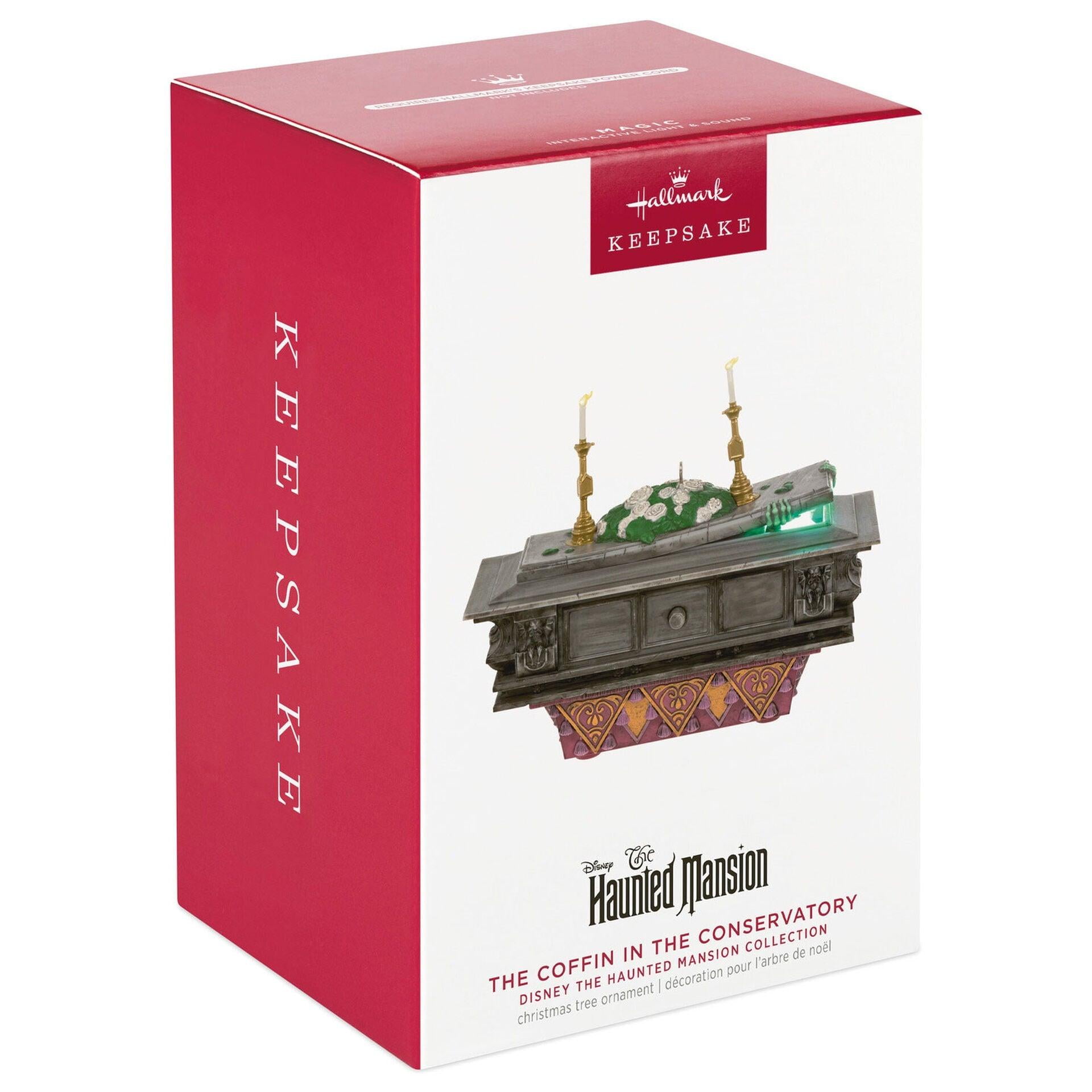 ティファニー キャット ハミルトン フィギュア オリジナル発泡ケース、証明書 Hallmark 2023 Keepsake The Haunted Mansion The Coffin Ornament