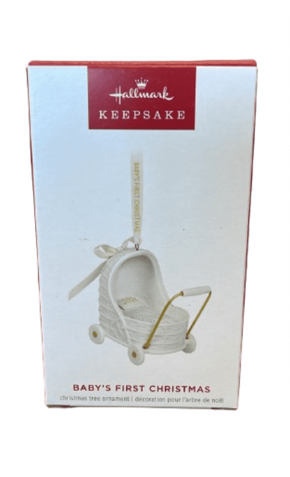 Hallmark 2024 Baby's First Christmas Pram Porcelain Ornament New with ...