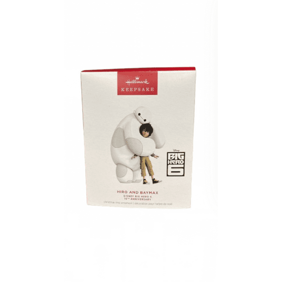 Hallmark 2024 Keepsake Disney Big Hero 6 10th Hiro and Baymax Ornament New w Box