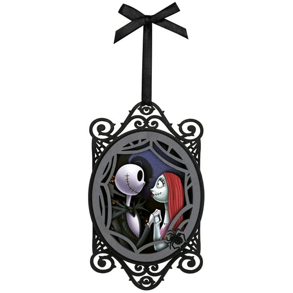Hallmark 2024 Keepsake Disney Jack and Sally Papercraft Christmas Ornament New
