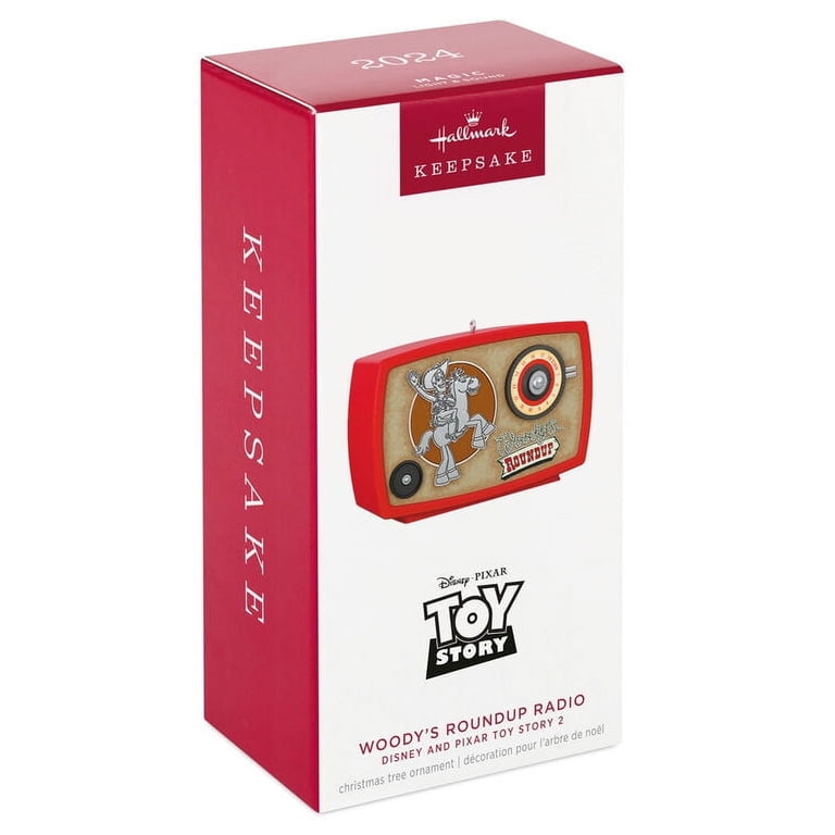 「トイストーリー　ラウンドアップ　ラジオ　Woody's　Roundup 」 2024 Woody's Roundup Radio (Toy Story) Hallmark Keepsake Ornament