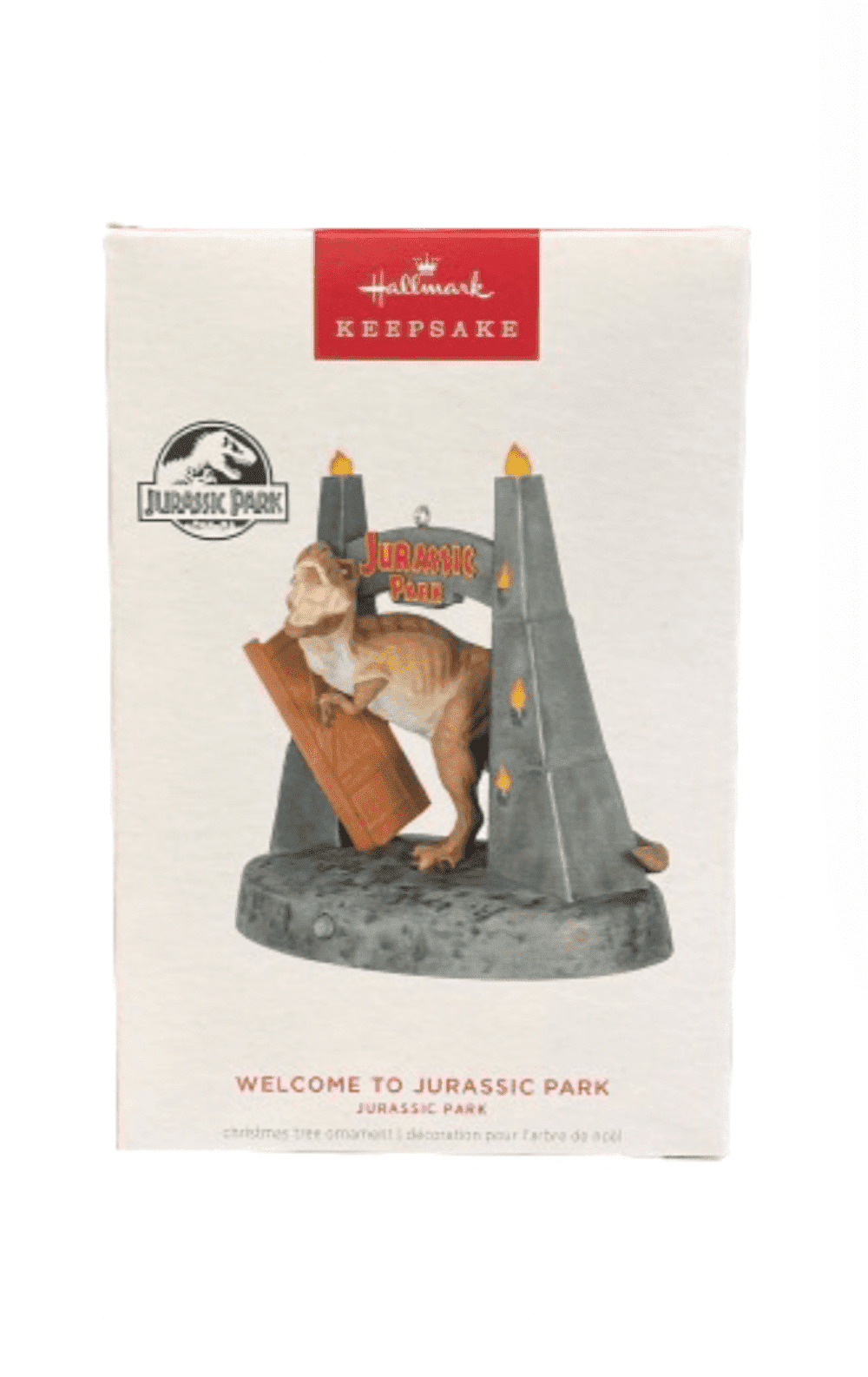 Hallmark Beta der Velociraptor Hängeornament, Jurassic World Kunststoff Baumschmuck, Geschenke für Weihnachten