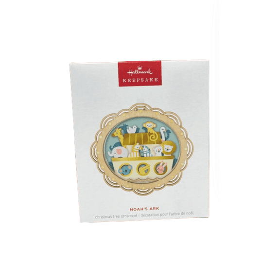 Hallmark 2024 Keepsake Noah's Ark Papercraft Christmas Ornament New with Box