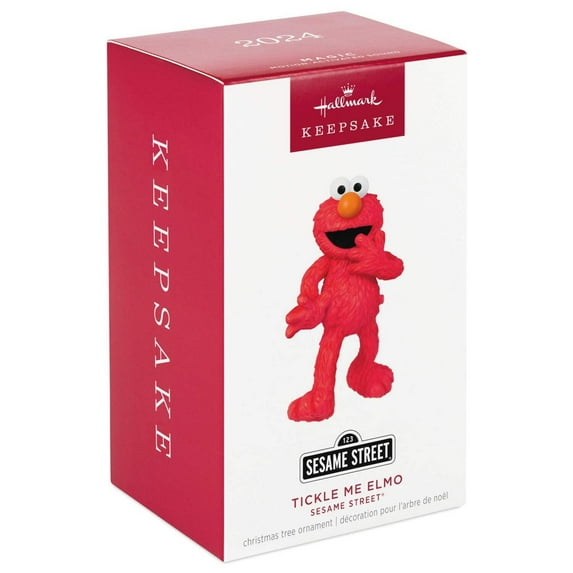 Hallmark 2024 Keepsake Sesame Street Tickle Me Elmo Christmas Ornament New w Box