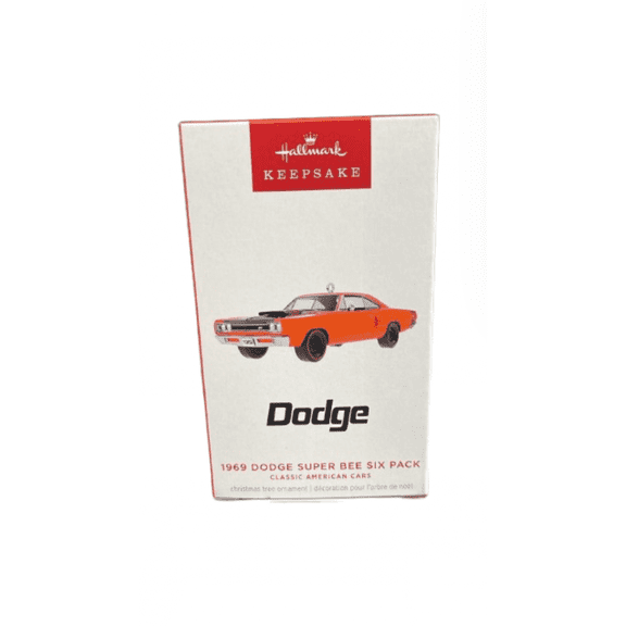 Hallmark 2025 Keepsake 1969 Dodge Super Bee Six Pack Christmas Ornament New Box