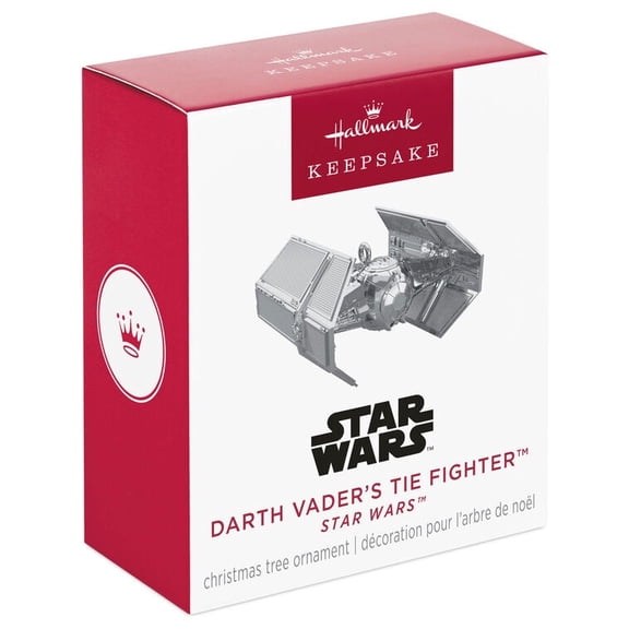 Hallmark 2025 Keepsake Mini Star Wars Darth Vader's TIE Fighter Ornament New Box