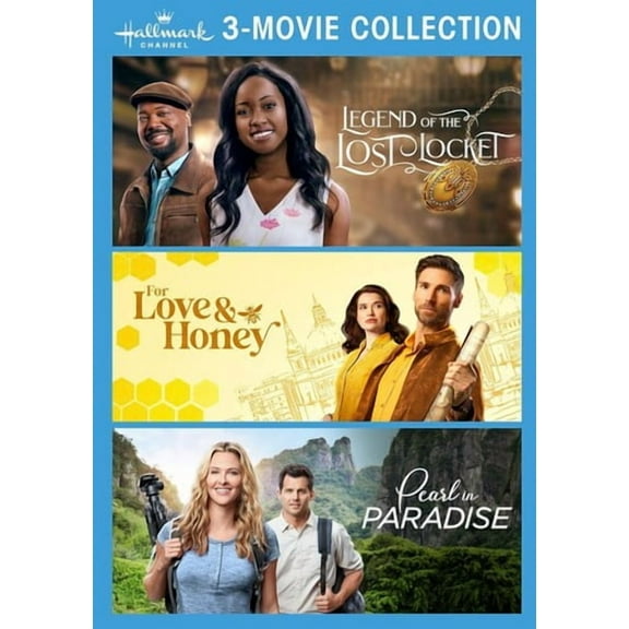 Hallmark 3-Movie Collection: Legend Of The Lost Locket, For Love And Honey, Pearl In Paradise (DVD), Hallmark, Drama