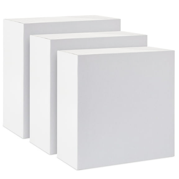 Hallmark 3-Pack Gift Box Bundle (White Square)
