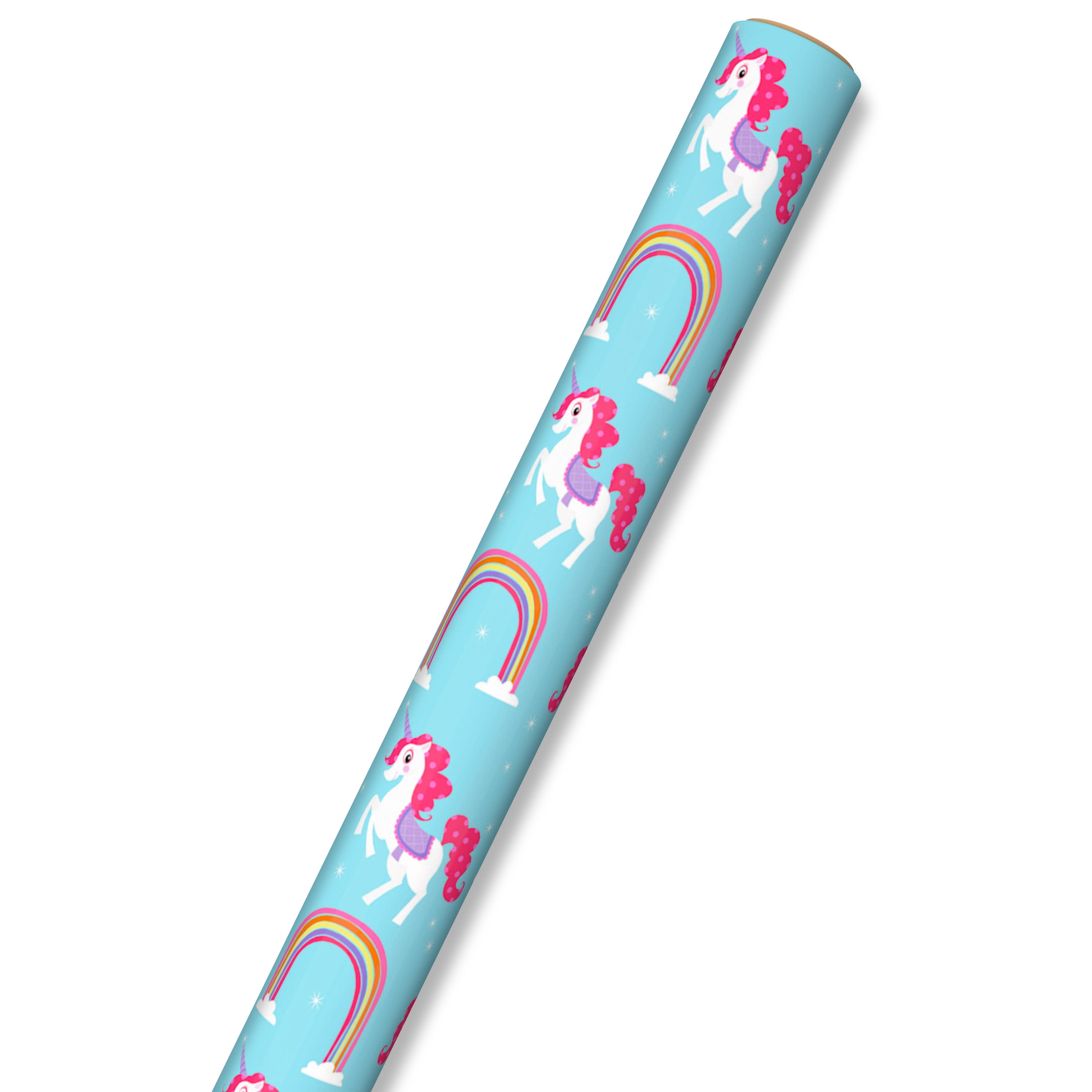 Hallmark Wrapping Paper, 25 sq. ft. (Unicorn Rainbow)