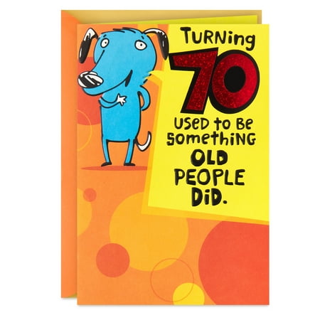 Hallmark 70th Birthday Card (Cool People)