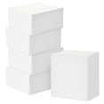 thumbnail image 1 of Hallmark 8" Square Gift AIF9 Boxes with Lids (5 White Gift Boxes) for Christmas, Birthdays, Holidays, 1 of 3