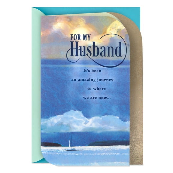 Hallmark Anniversary Card for Husband (We Belong By Each Other's Side)