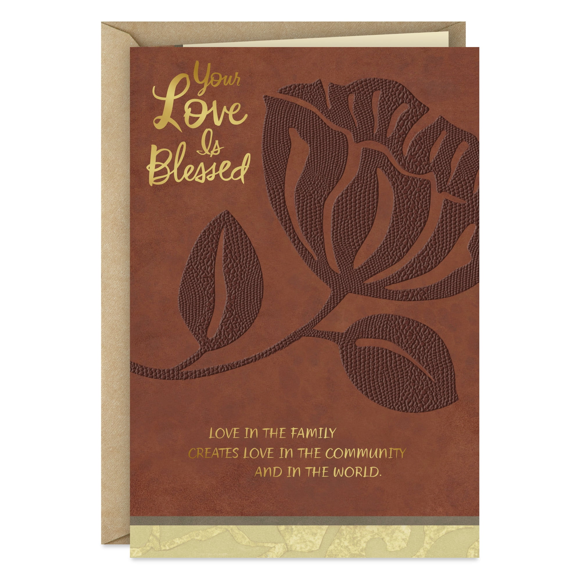 Hallmark Mahogany Anniversary Card for Couple (Your Love Is Blessed ...