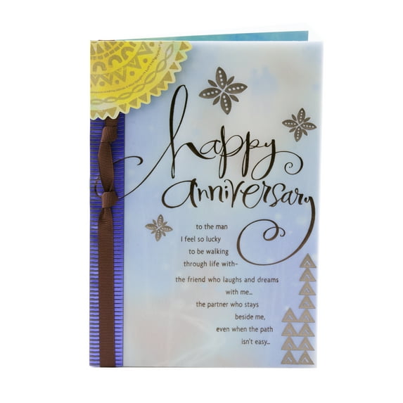 Hallmark Anniversary Greeting Card to Husband (Man I Love)