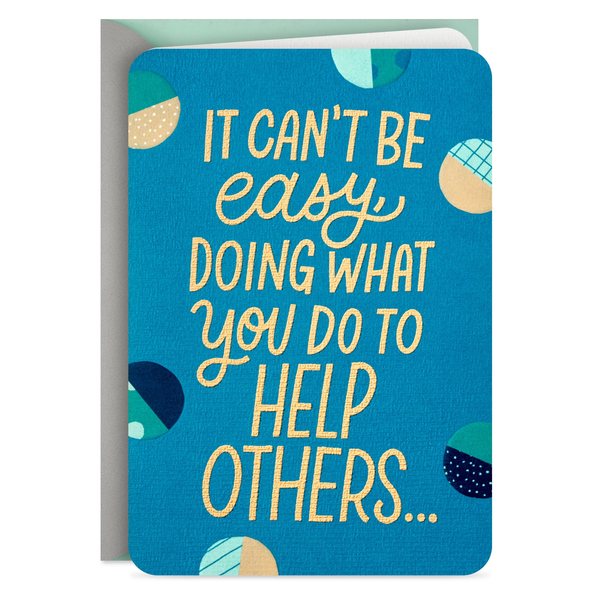 Hallmark Appreciation Card for Caregiver (What You Do To Help Others)