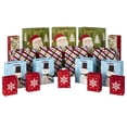 thumbnail image 1 of Hallmark Bulk Christmas Gift Bags Assorted Sizes (18 Gift Bags: 5 Small 5", 4 Medium 8", 4 Large 11", 3 XL 14", 2 Bottle Bags) Santa, Snowman, Plaid, Snowflake, Bottle Bags, 1 of 7