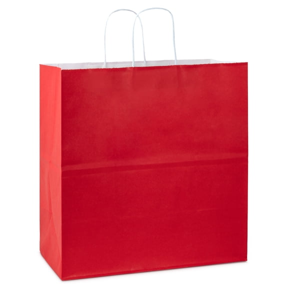 Hallmark Extra-Deep Gift Bag (Solid Red)