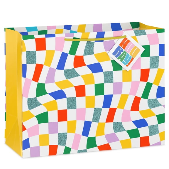 Hallmark Large Gift Bag (Wavy Checks)