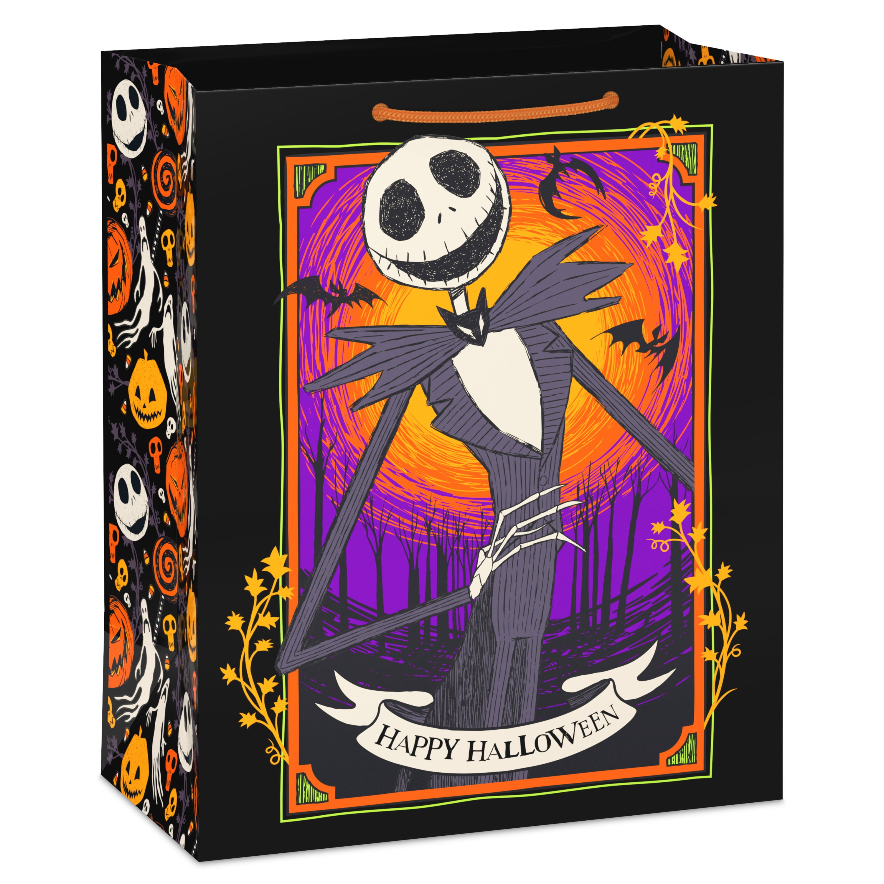 Hallmark Nightmare Before Christmas Large Halloween Gift Bag(Jack), 1 Count