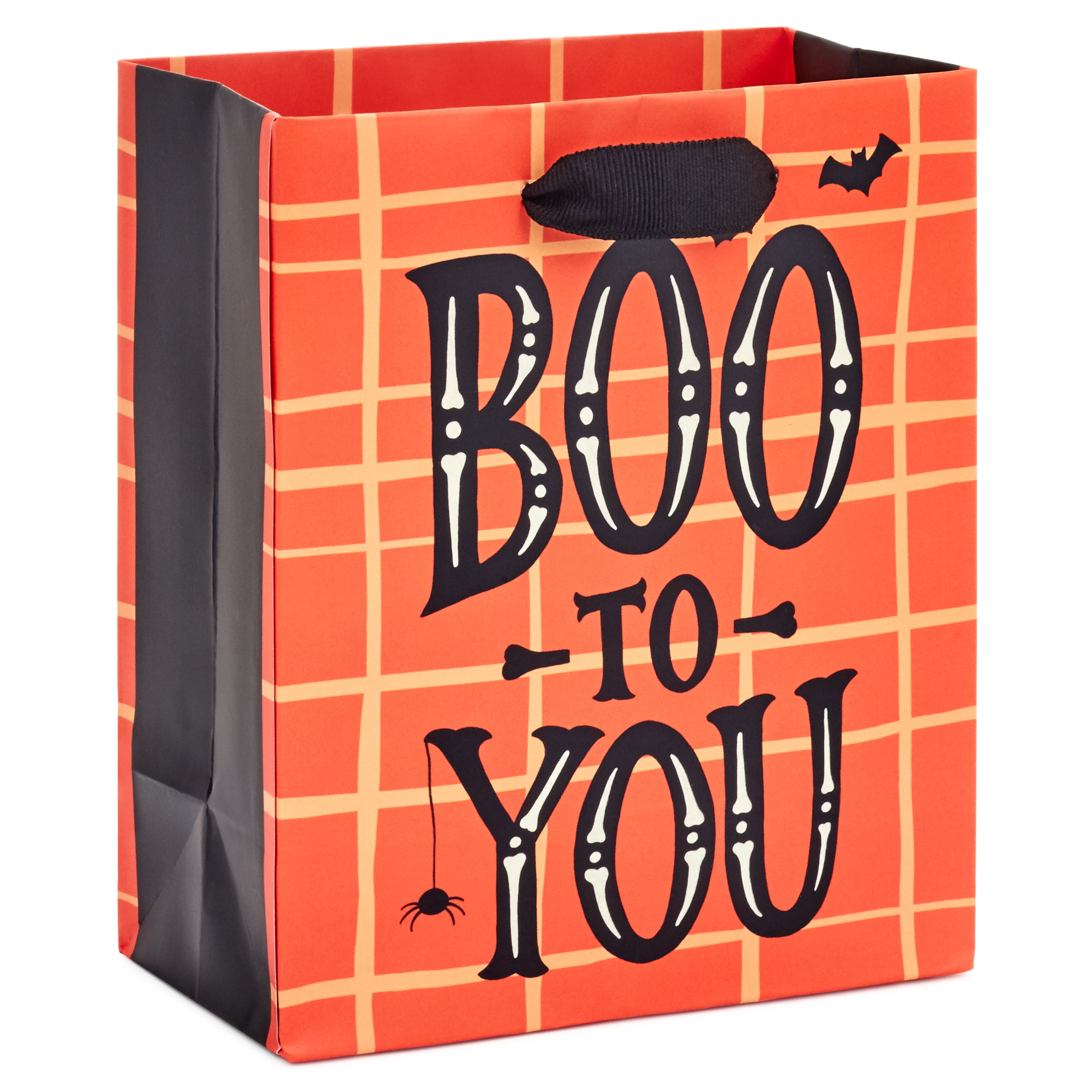 Hallmark Small Halloween Gift Bag (Boo to You, Glow in the Dark), 1 Count