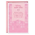 thumbnail image 1 of Hallmark Mahogany New Baby Card for Girl (Welcome to Dreams, to Love, to Life!), 1 of 6