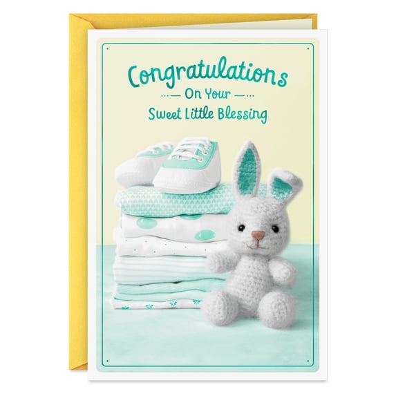 Hallmark New Baby Card (A Bundle from Heaven)