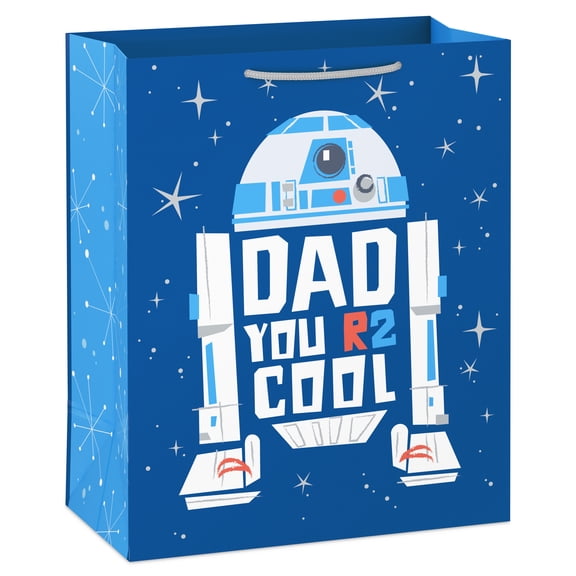 Hallmark Star Wars Large Father's Day Gift Bag (R2-D2 You R 2 Cool)