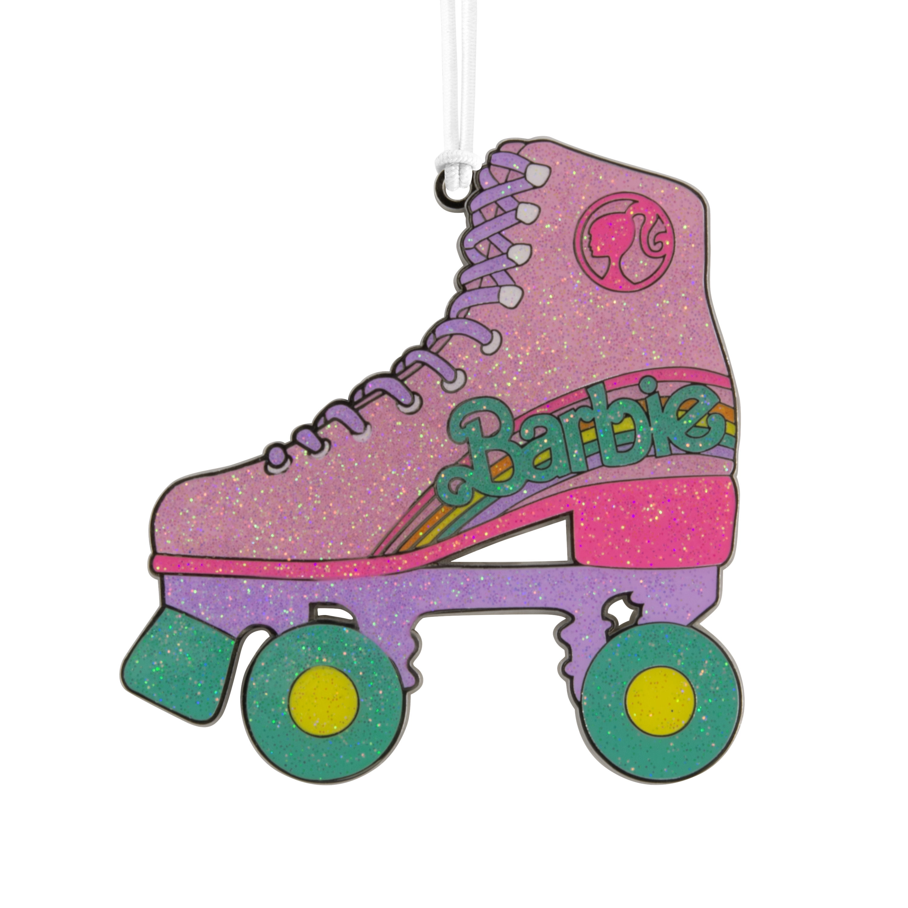 Hallmark Christmas Ornament (Barbie Roller Skate, Metal), 1 count, 1 Count