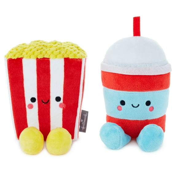 Hallmark Better Together Magnetic Plush (Popcorn and Slushie), Set of 2