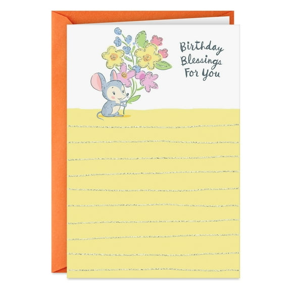 Hallmark Birthday Card (A Bouquet of Blessings)