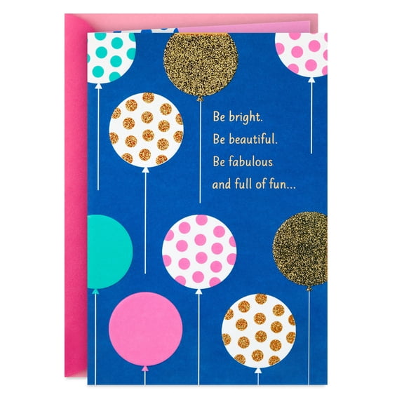 Hallmark Birthday Card (Be Bright, Be Beautiful)