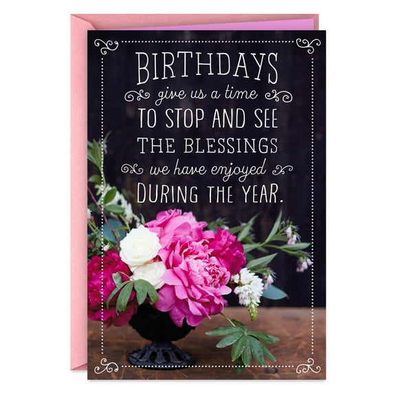 Hallmark Birthday Card (Blessings During the Year)