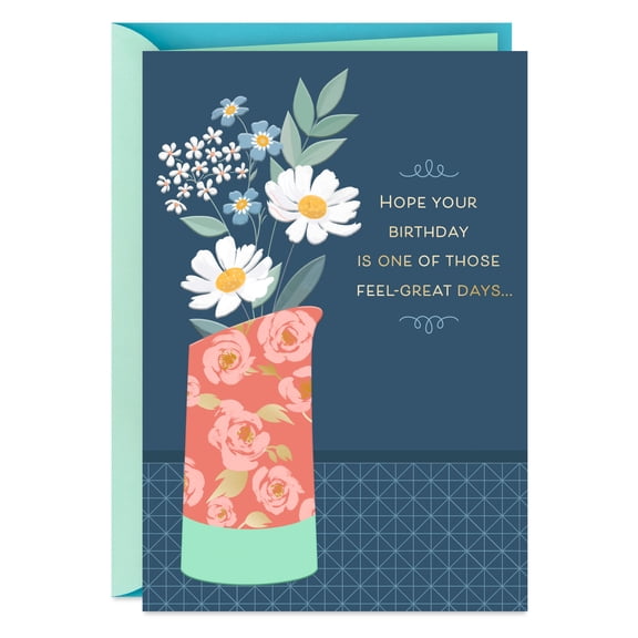 Hallmark Birthday Card (Blessings Front and Center)