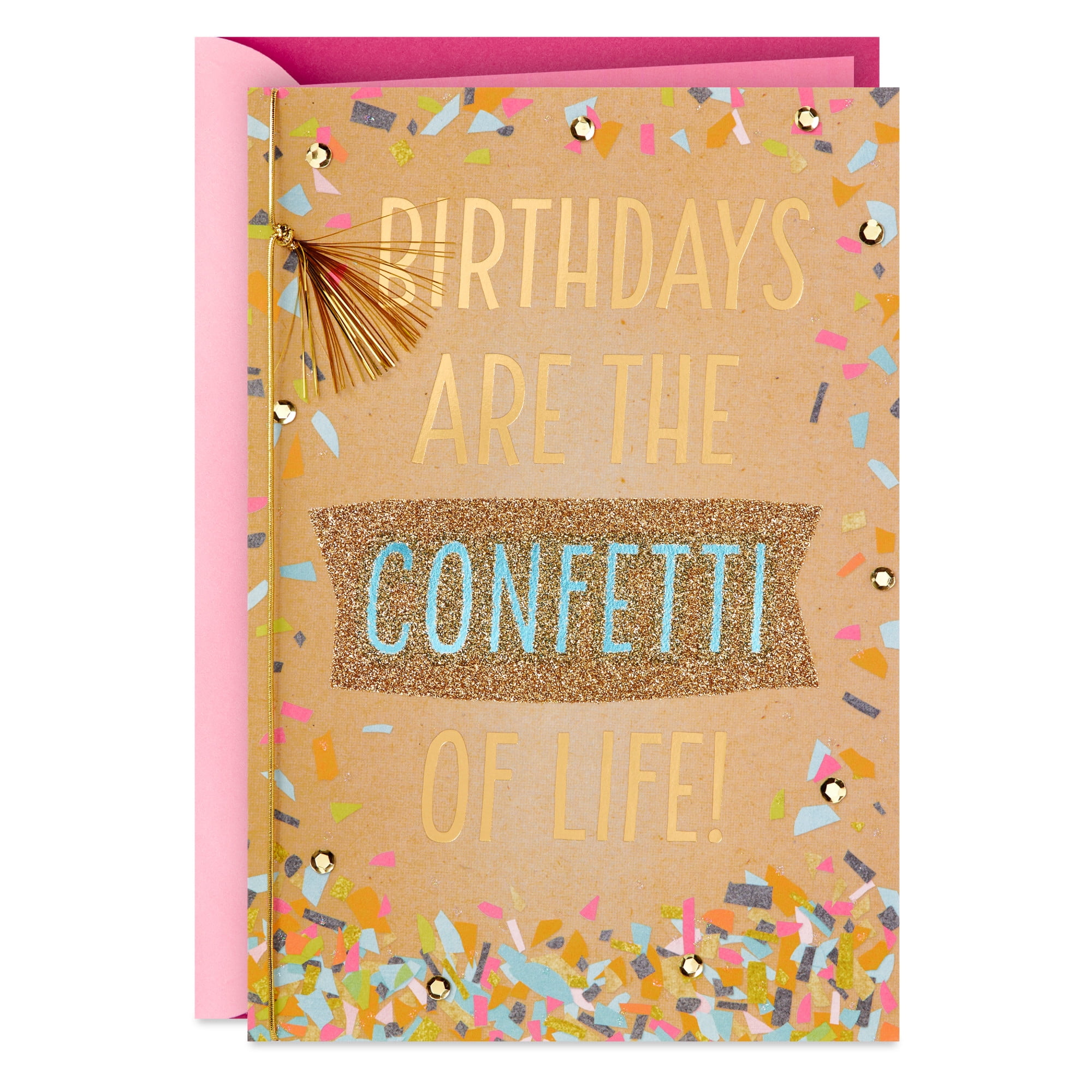 Hallmark Birthday Card (Confetti of Life)