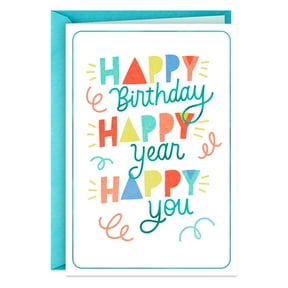 Hallmark Birthday Card (Everything Happy, Hopeful and New)