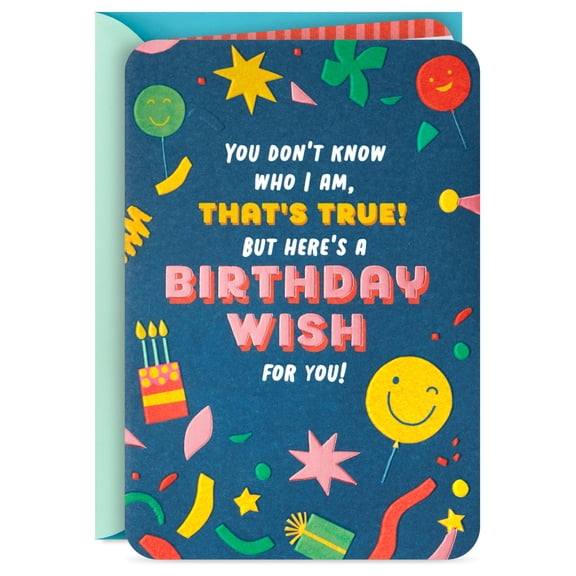 Hallmark Birthday Card From Secret Pal (Hope It's a Great One)