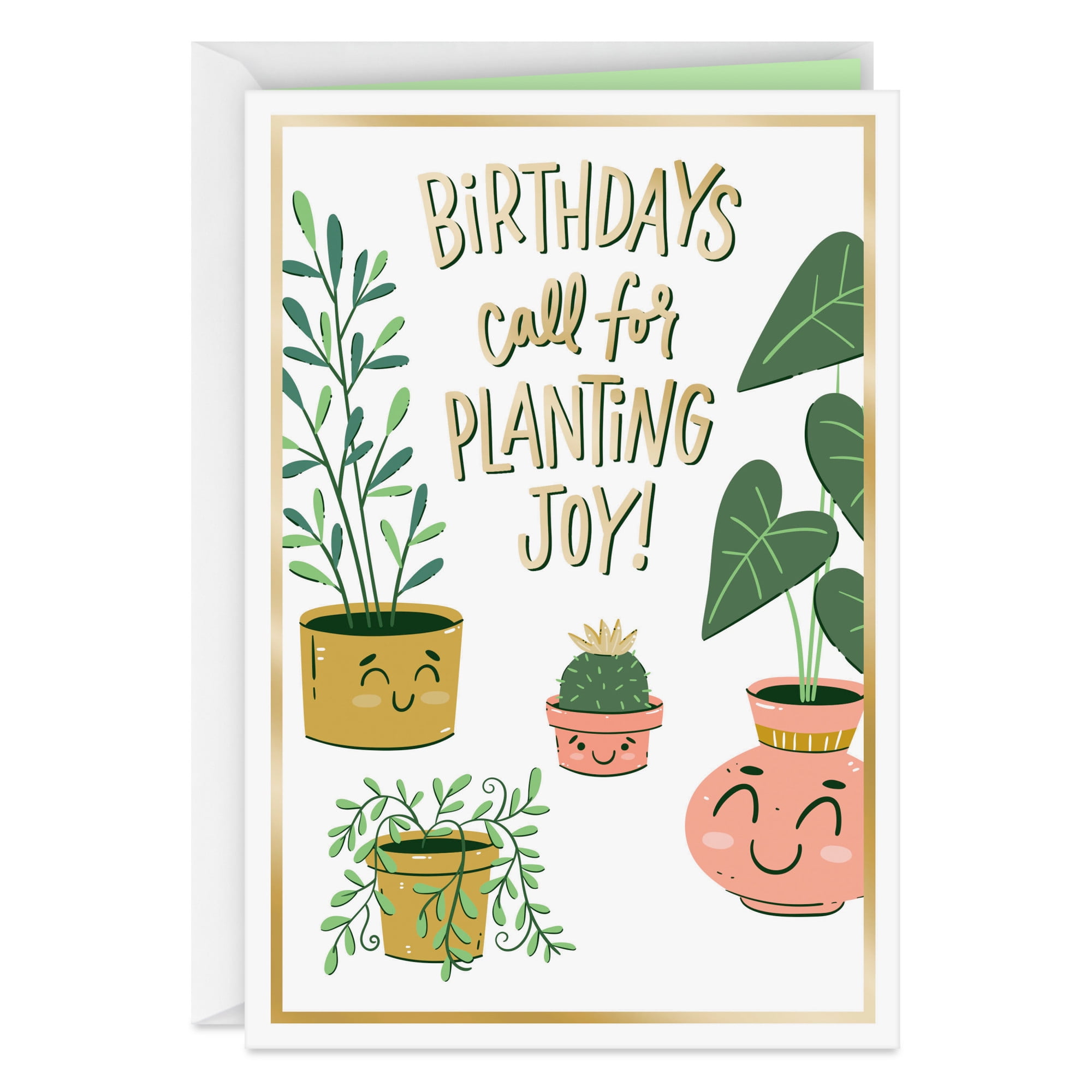 Plant Birthday Card