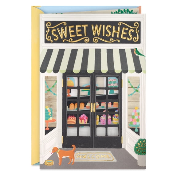 Hallmark Birthday Card (Sweet Wishes Just For You)