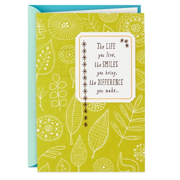 Hallmark Birthday Card (The Difference You Make)