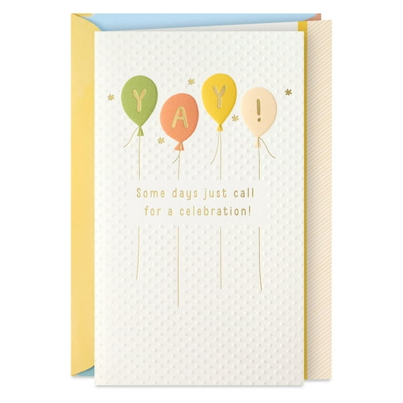 Hallmark Birthday Card (Today Calls for a Celebration)