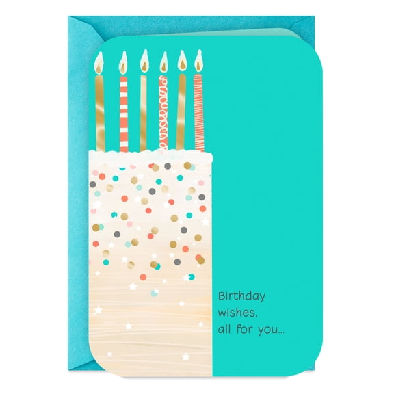 Hallmark Birthday Card (Wishes All For You)