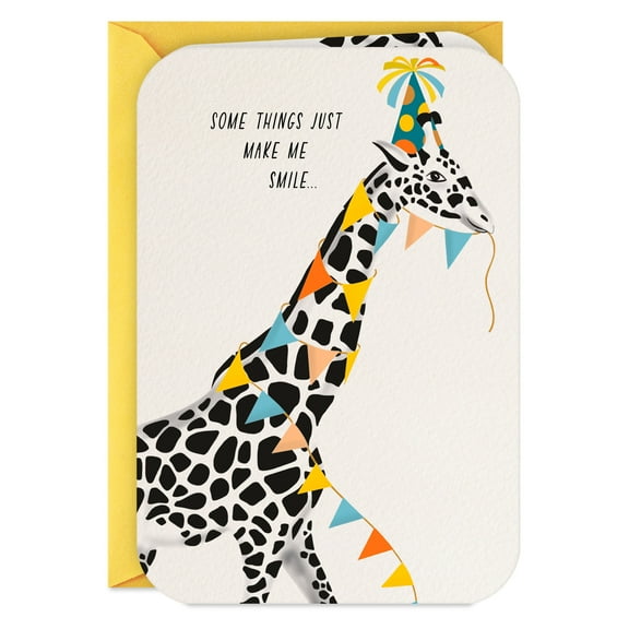 Hallmark Birthday Card (You Make Me Smile)