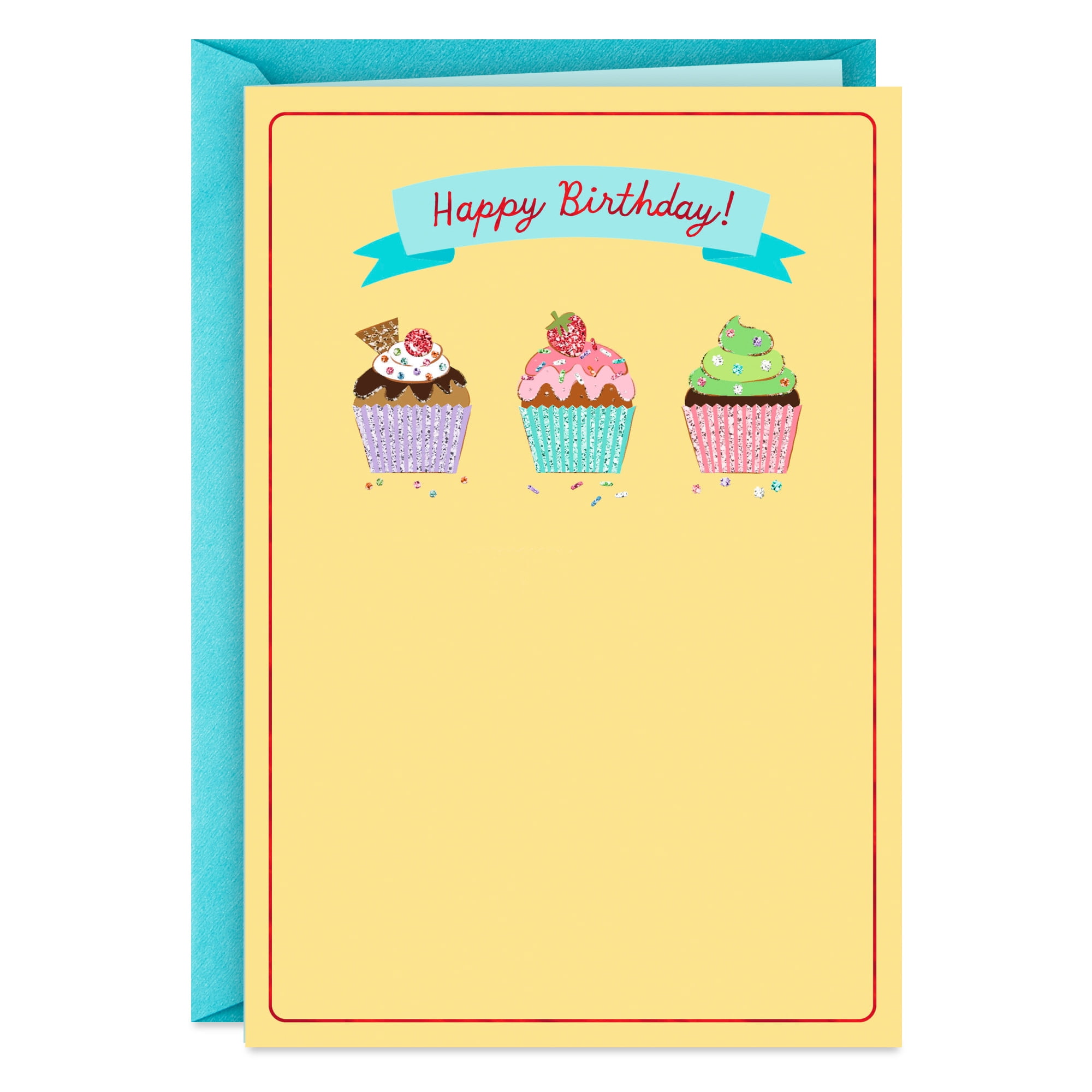 Hallmark Birthday Card (You're the Sprinkles on the Cupcake of Life)